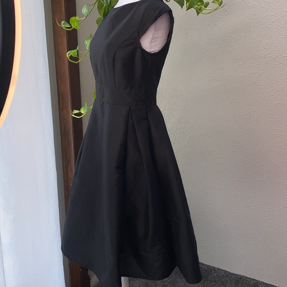 eShakti Black Midi Dress with Timeless Elegance Quincy Bridesmaid Dress SizeXs-2 - Picture 9 of 10